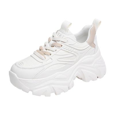 拼接厚底老爹鞋TATA/他她时尚