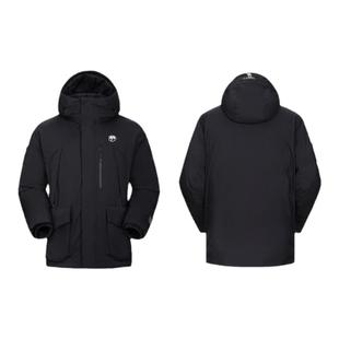 【赖美云同款 】熊猫骆驼冬装女连帽加厚工装派克服鸭绒羽绒服