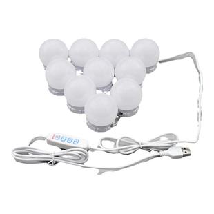 镜前灯镜子灯免打孔led浴室梳妆台卫生间补光化妆灯泡可调光跨境