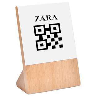 速销宝二维码展示牌定制个性轻奢收银牌制作创意收付款摆台设计公众号支付宝微信收款码扫码牌亚克力木质立牌
