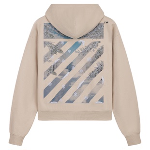 OFF-WHITE™ 情侣装新款连帽拉链卫衣休闲外搭