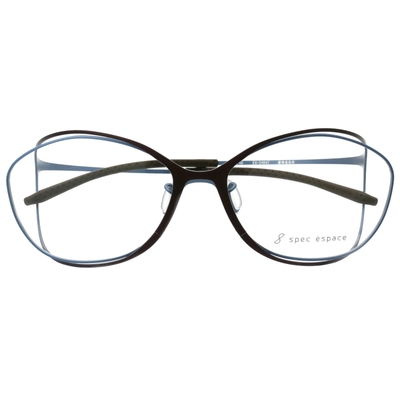 日本限量SpecEspace纯钛猫眼眼镜