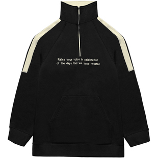 NEATO逆光女装 春季新款 宽松bf风酷帅蹦迪学生炸街字母拉链卫衣