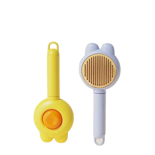 小宠物梳子兔子梳毛工具按摩浮毛梳猫狗清洁专用褪毛梳钢针梳