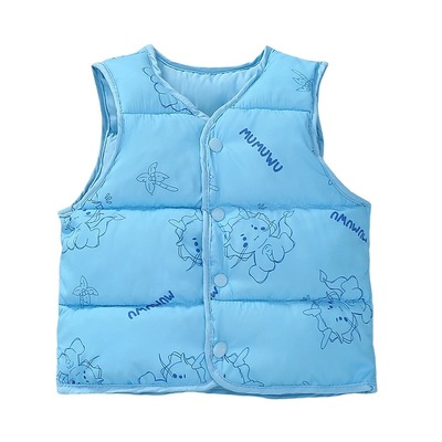 木木屋可爱儿童马甲春秋冬双面穿