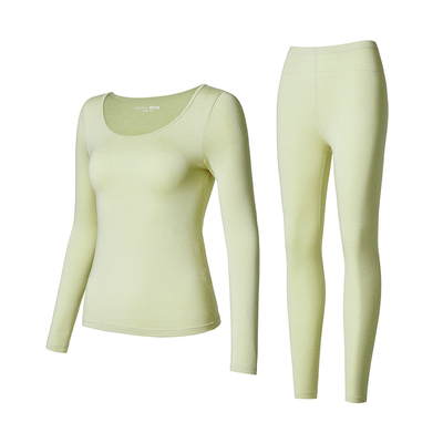 轻薄保暖套装腈纶发热磨绒秋衣裤