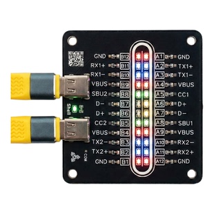 CtoC检测仪TypeC线材通断测试USB3.2苹果安卓快充线异常检测