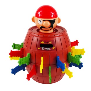 儿童整蛊玩具海盗桶叔叔插剑木桶网红玩具爆款解压神器鳄鱼咬手指