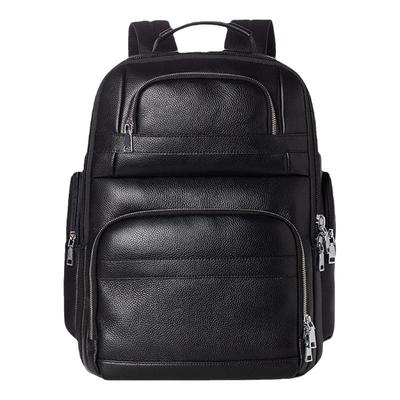 真皮男士双肩包16寸电脑包