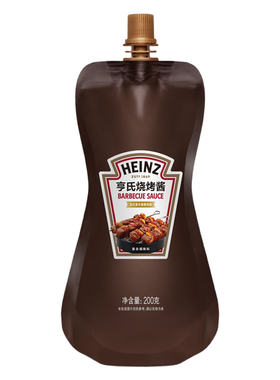 亨氏烧烤酱家用美式BBQ刷料烧烤汁烤肉酱蘸料牛排海鲜鱿鱼腌制料