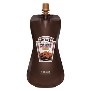 亨氏烧烤酱家用美式BBQ刷料烧烤汁烤肉酱蘸料牛排海鲜鱿鱼腌制料
