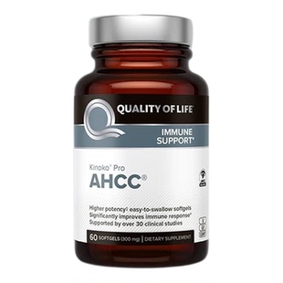 Quality of LifeKinoko pro AHCC加强版补充剂60粒300MG1粒