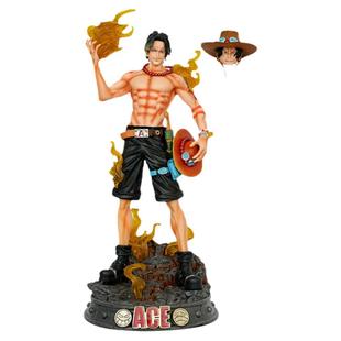 海贼王GK良辰炎帝火拳艾斯顶上战争梦幻站姿雕像手办模型生日送礼