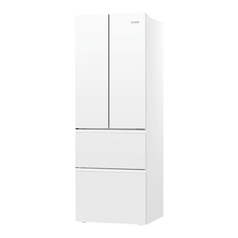 海尔出品统帅电冰箱342L白色法式多门四门风冷无霜一级能效家用