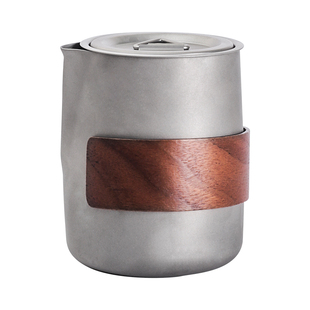 钛茶具随身户外泡茶器旅行茶杯便携耐高温防烫高级钛合金茶壶套装