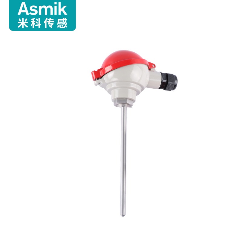 米科温度传感器铠装热电偶K4-20mAPT100变送器输出高精度型温度