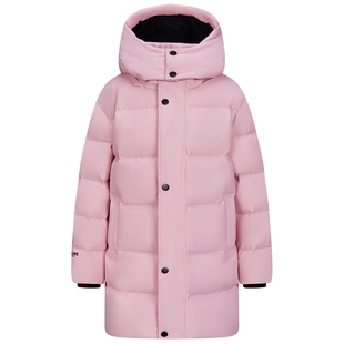 雪中飞儿童羽绒服男童2025新款中长款女童冬季户外加厚保暖外套