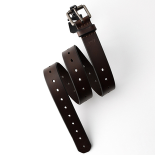 美国正品 Levis李维斯复古真皮针扣皮带美式免打孔年轻人潮流腰带