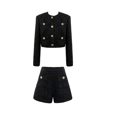 富家千金感小香风两件套