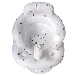 INS韩版PVC儿童充气学坐椅宝宝浴凳婴儿餐椅BB小沙发便携可折叠