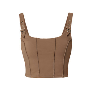 AlphaGym杜邦莱卡日字扣运动内衣带胸垫瑜伽运动撸铁健身背心