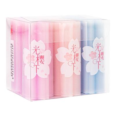 得力樱花橡皮擦无屑小学生不留痕