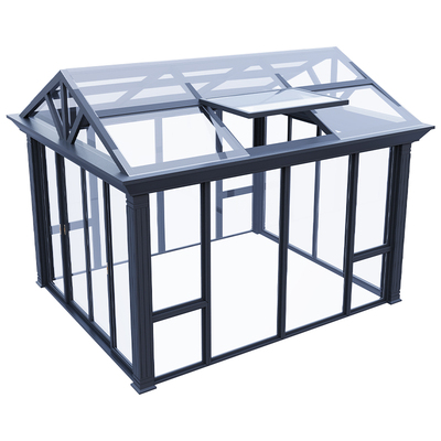 夙魅钢化玻璃铝合金防雨阳光房