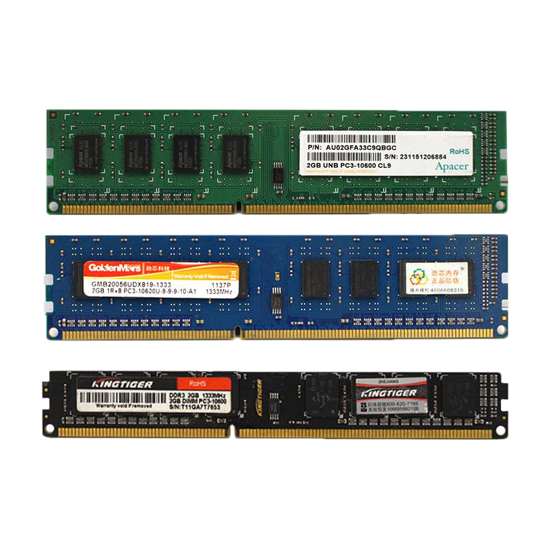 Kingston/金士顿台式内存条DDR3 1333 1600 2G 4G 8G组双通道兼容