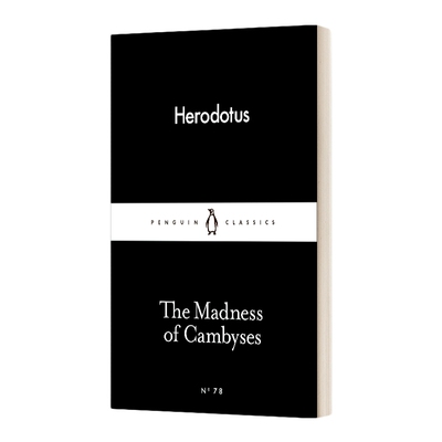 英文原版 The Madness of Cambyses 希罗多德 冈斯西比的疯狂 小黑书 英文版 进口英语原版书籍