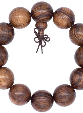 越南花梨木虎皮纹手串佛珠