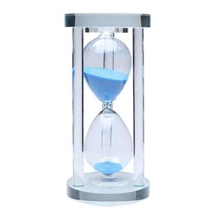 水晶沙漏计时器30/60分钟半小时时间儿童创意酒柜装饰品客厅摆件