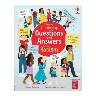 【现货】【翻翻书】种族歧视问答书【Lift-the-flap】Questions and Answers about Racism英文原版绘本画册进口图书书籍