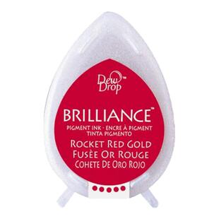 日本Tsukineko/月猫印台 BRILLIANCE BD 珠光橡皮章水滴纸用印泥
