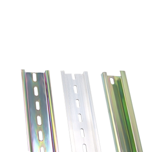 C45国标35MM铁铝导轨配电箱空开断路器DZ47导轨条卡轨槽JF5高低轨