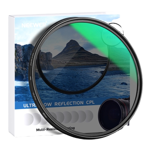 NEEWER/纽尔 高清真彩MRC CPL偏振镜滤镜偏光镜微单单反相机镜头46/49/52/55/58/62/72/77mm适用佳能尼康索尼