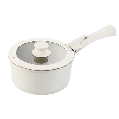 Neoflam可拆卸手柄奶锅不粘锅宝宝辅食锅婴儿锅热牛奶煮面煲汤锅