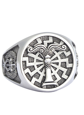 北欧神话阿南纳比男士925银戒指