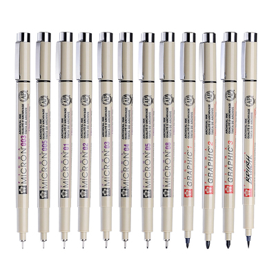 樱花针管笔动漫描边防水不晕染