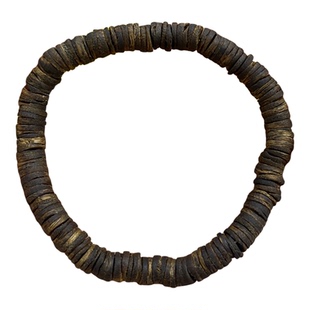 06mm纯天然99沉高油脂片珠单圈棋楠沉香手串 绿棋楠男女士小手链