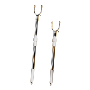 晾衣杆叉丫不锈钢家用可伸缩撑衣杆子一根晾晒衣服挑杆阳台取衣架