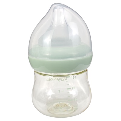 新生儿婴儿宽口径PPSU小号奶瓶120ml宝宝喂水仿母乳防胀气喝果汁