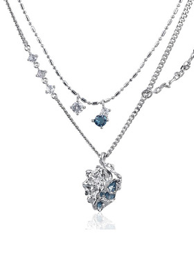 原创可拆成手链镶钻项链潮男