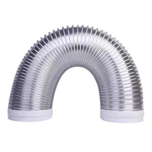 抽油烟机排烟管厨房油烟通风管排气管通用配件纯铝排风管加厚软管