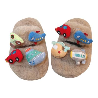 软萌儿童秋冬轻便毛毛鞋防滑耐磨