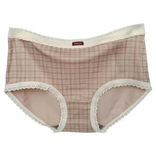 彩田花仙子内裤女25581磨毛暖绒石墨烯底裆抑菌蕾丝边包臀秋冬款