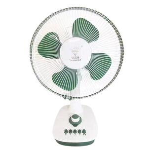 钻石牌电风扇台式鸿运扇12寸小电扇宿舍家用床头台扇静音转页扇免