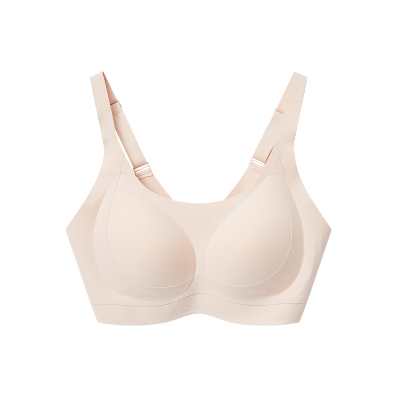 美季美优内衣女士无钢圈大胸显小全罩杯薄款聚拢收副乳无痕文胸罩