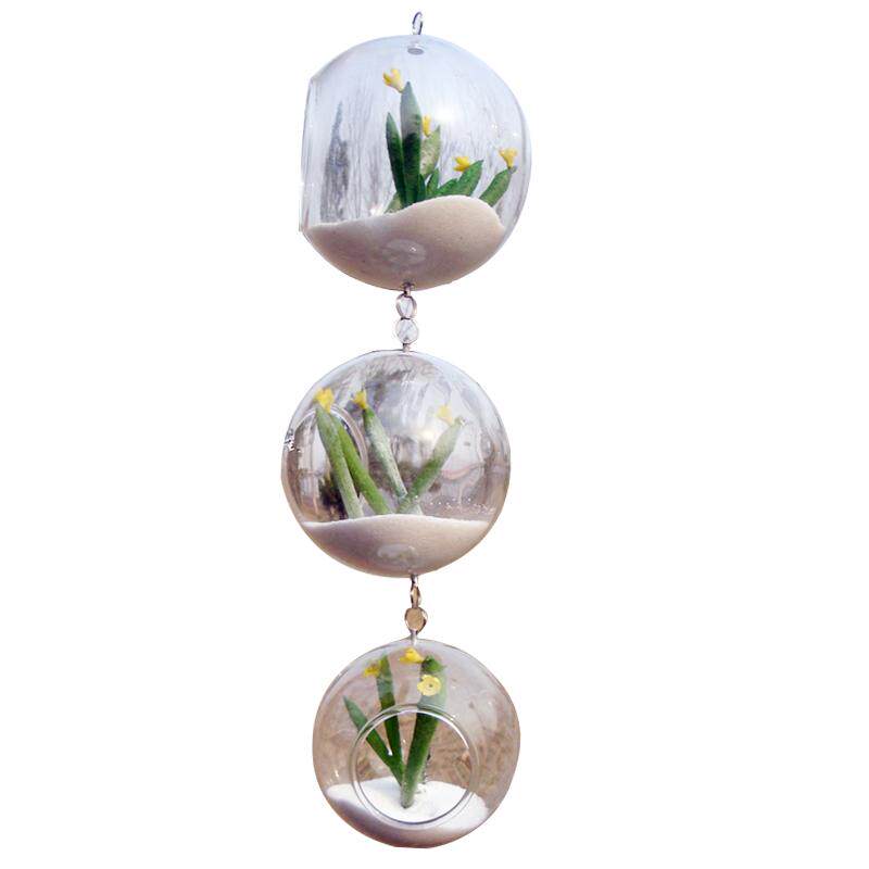 微景观吊挂工艺品玻璃花瓶吊件