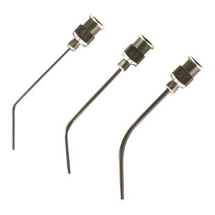 1.5寸45°弯头不锈钢针头气动/手动针筒通用点胶机针头尖头平头针