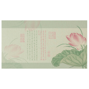 彩绘毛毡垫书法专用书画垫文房四宝复古图案古风国画毛毡垫初学者练习毛笔写字专用桌垫布书画练习垫颜值漂亮